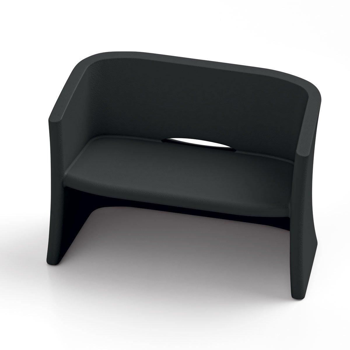 Lyxo Диван двойка Breeze, 1160 х 580 х 800 mm, антрацит | JAR Computers Lyxo Диван двойка Breeze, 1160 х 580 х 800 mm, антрацит