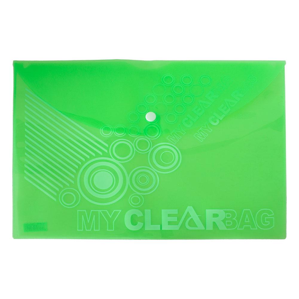 Папка джоб с копче FO-CBF05 A4 зелен | JAR Computers Папка джоб с копче FO-CBF05 A4 зелен