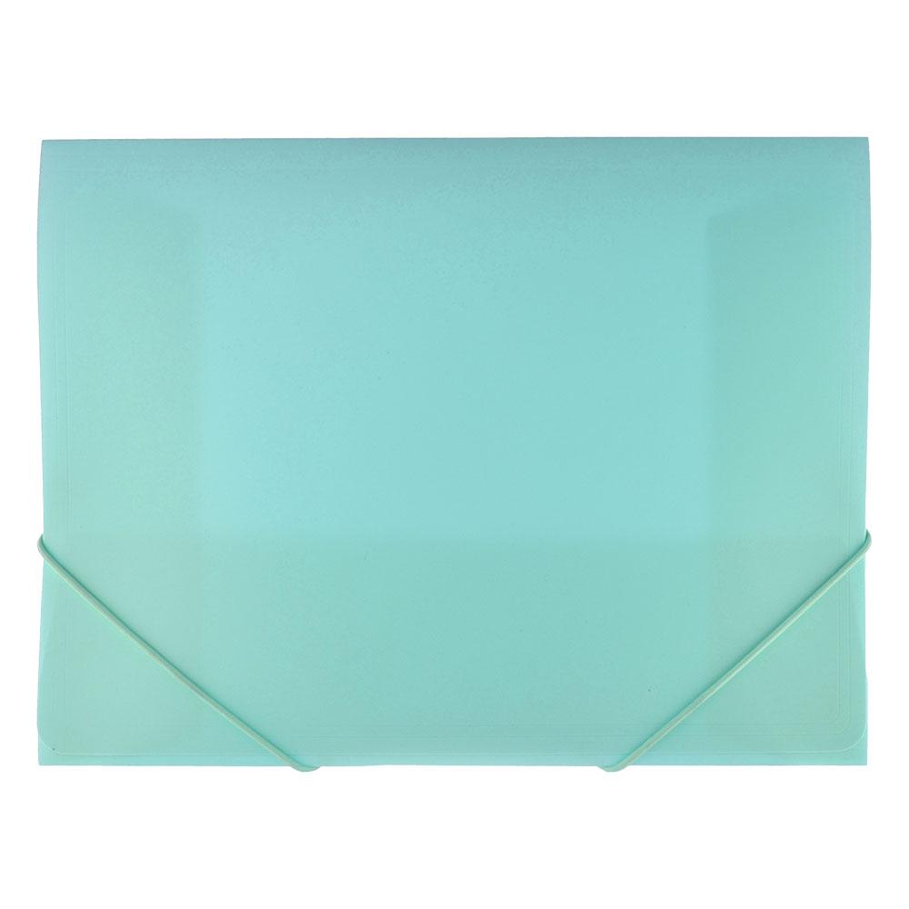 Папка pvc с ластик OfBox Maxi+ син
