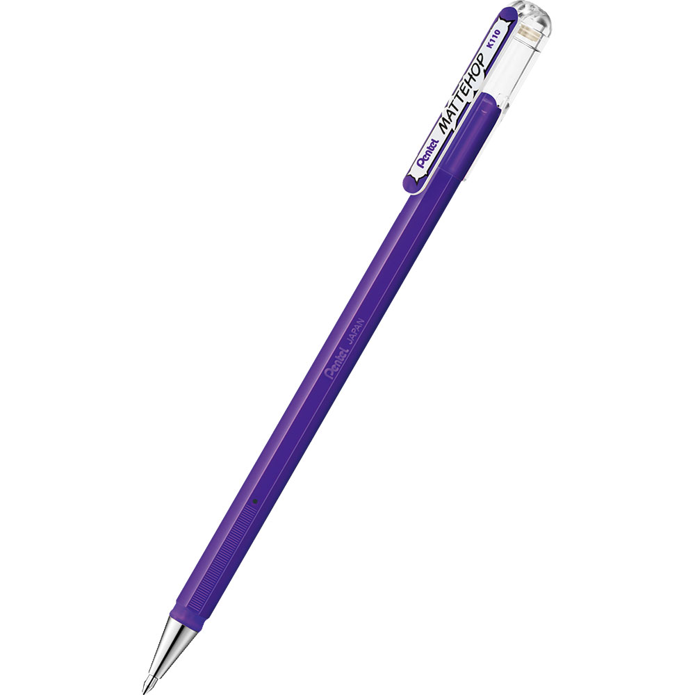 Ролер Pentel Mattehop K110 1.0мм мат.ллв | JAR Computers Ролер Pentel Mattehop K110 1.0мм мат.ллв