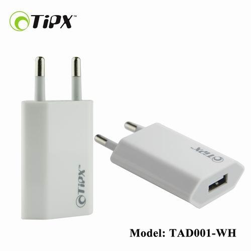 Универсално USB захранване за ел. мрежа за смартфони - TIPX Wallco USB Wall charger 1A (бял) | JAR Computers Универсално USB захранване за ел. мрежа за смартфони - TIPX Wallco USB Wall charger 1A (бял)