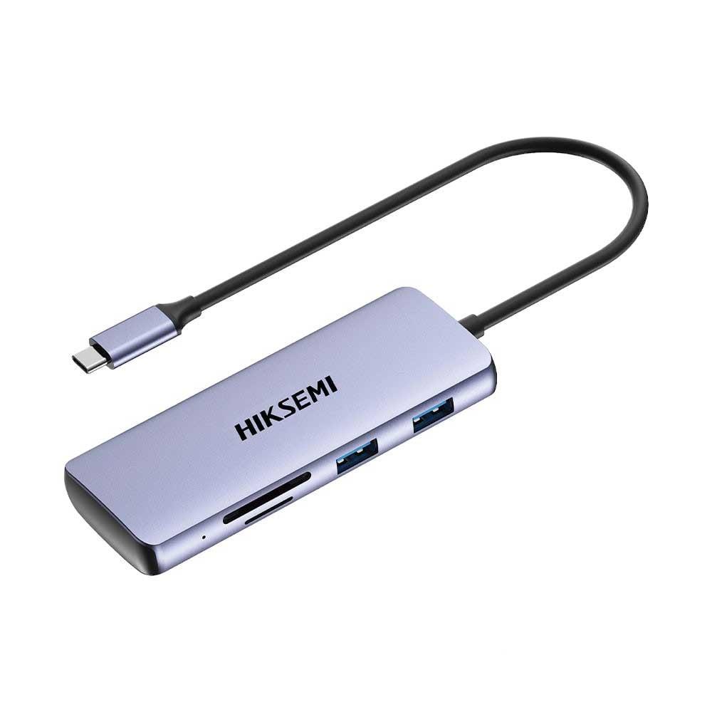USB Хъб Hiksemi 8 в 1 DS8, 4K, HDMI, SD, XTF, USB 3.0 | JAR Computers USB Хъб Hiksemi 8 в 1 DS8, 4K, HDMI, SD, XTF, USB 3.0