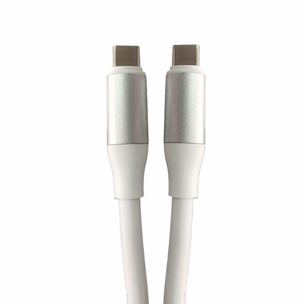 4smarts PremiumCord USB-C to USB-C Cable - USB-C кабел за устройства с USB-C порт (бял) (25 см) (bulk)