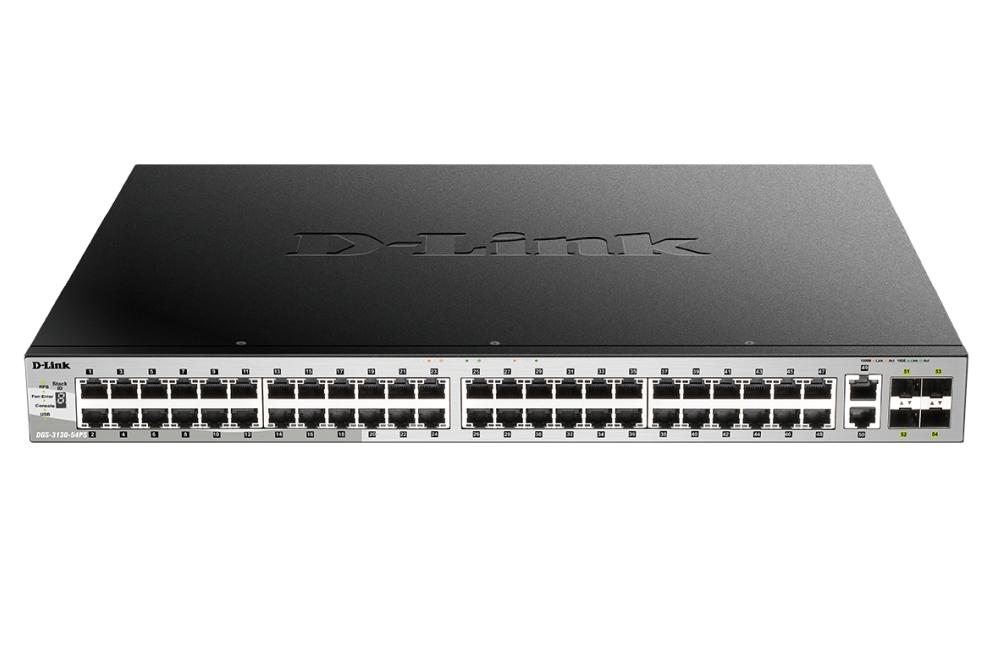 D-Link 48x10/100/1000BASE-T PoE ports (370W budget) Layer 3 Stackable Managed Gigabit Switch with 2x10GBASE-T ports and 4xSFP+ ports  | JAR Computers D-Link 48x10/100/1000BASE-T PoE ports (370W budget) Layer 3 Stackable Managed Gigabit Switch with 2x10GBASE-T ports and 4xSFP+ ports