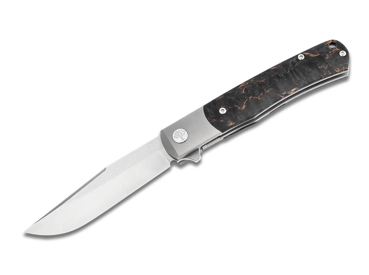 Джобен нож Boker Solingen TRPPR Curly Birch Wood
