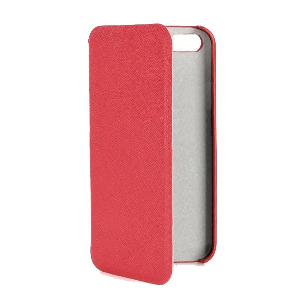 Кожен калъф тип портфейл и поставка за iPhone 5, iPhone 5S, iPhone SE - Faux Leather Flip Case (червен) | JAR Computers Кожен калъф тип портфейл и поставка за iPhone 5, iPhone 5S, iPhone SE - Faux Leather Flip Case (червен)