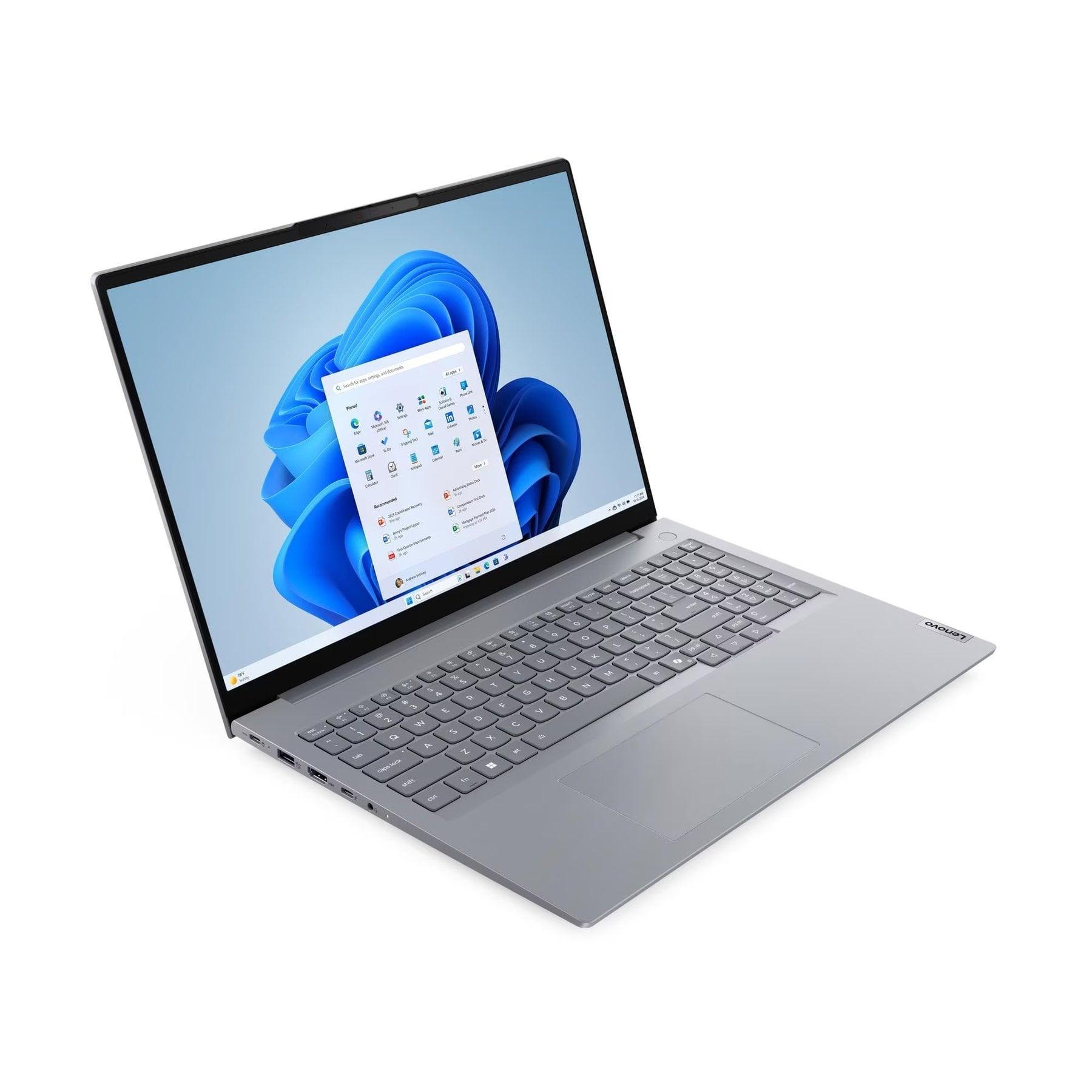Лаптоп Lenovo Thinkbook 16, 16'', Intel Core i3, 256 GB SSD, 8 GB RAM, Windows 11 Pro, Integrated graphics, SD Card Reader | JAR Computers Лаптоп Lenovo Thinkbook 16, 16'', Intel Core i3, 256 GB SSD, 8 GB RAM, Windows 11 Pro, Integrated graphics, SD Card Reader