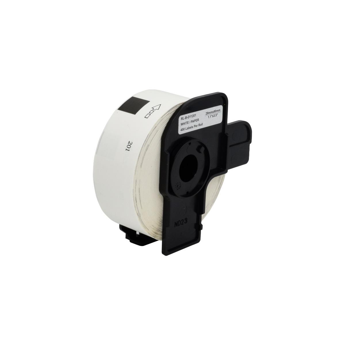 ЛЕНТА ЗА ЕТИКЕТНИ ПРИНТЕРИ BROTHER ТИП QL - STANDARD ADDRESS LABEL - 29 mm x 90 mm x 400 - DK11201 (DK-11201) - PN RL-BR-DK11201 - G&G | JAR Computers ЛЕНТА ЗА ЕТИКЕТНИ ПРИНТЕРИ BROTHER ТИП QL - STANDARD ADDRESS LABEL - 29 mm x 90 mm x 400 - DK11201 (DK-11201) - PN RL-BR-DK11201 - G&G