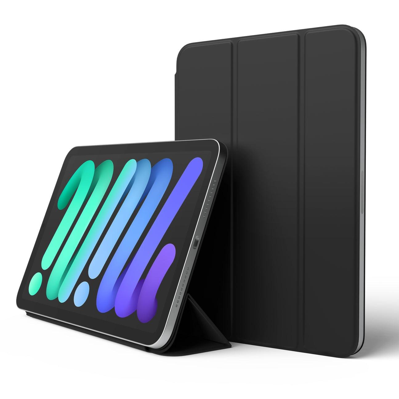 Магнитен полиуретанов кейс с поставка за iPad mini 7 (2024), iPad mini 6 (2021) - Elago Smart Folio Case (черен) | JAR Computers Магнитен полиуретанов кейс с поставка за iPad mini 7 (2024), iPad mini 6 (2021) - Elago Smart Folio Case (черен)