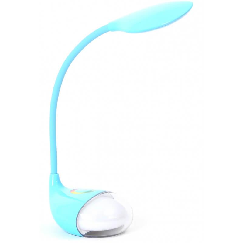 Настолна LED лампа с функция за нощна лампа - Platinet Desk Lamp 6W + Night Lamp Compact Size (син) | JAR Computers Настолна LED лампа с функция за нощна лампа - Platinet Desk Lamp 6W + Night Lamp Compact Size (син)