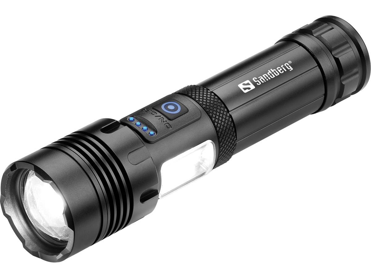 Sandberg Survivor 7in1 Torch Powerbank 5000 Black Hand flashlight LED | JAR Computers Sandberg Survivor 7in1 Torch Powerbank 5000 Black Hand flashlight LED