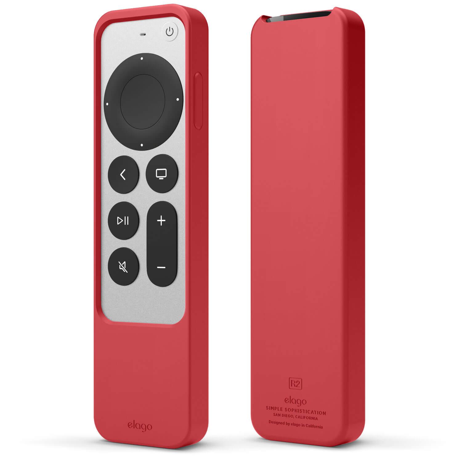 Удароустойчив силиконов калъф за Apple TV Siri Remote (2021) - Elago R2 Slim Case (червен) | JAR Computers Удароустойчив силиконов калъф за Apple TV Siri Remote (2021) - Elago R2 Slim Case (червен)
