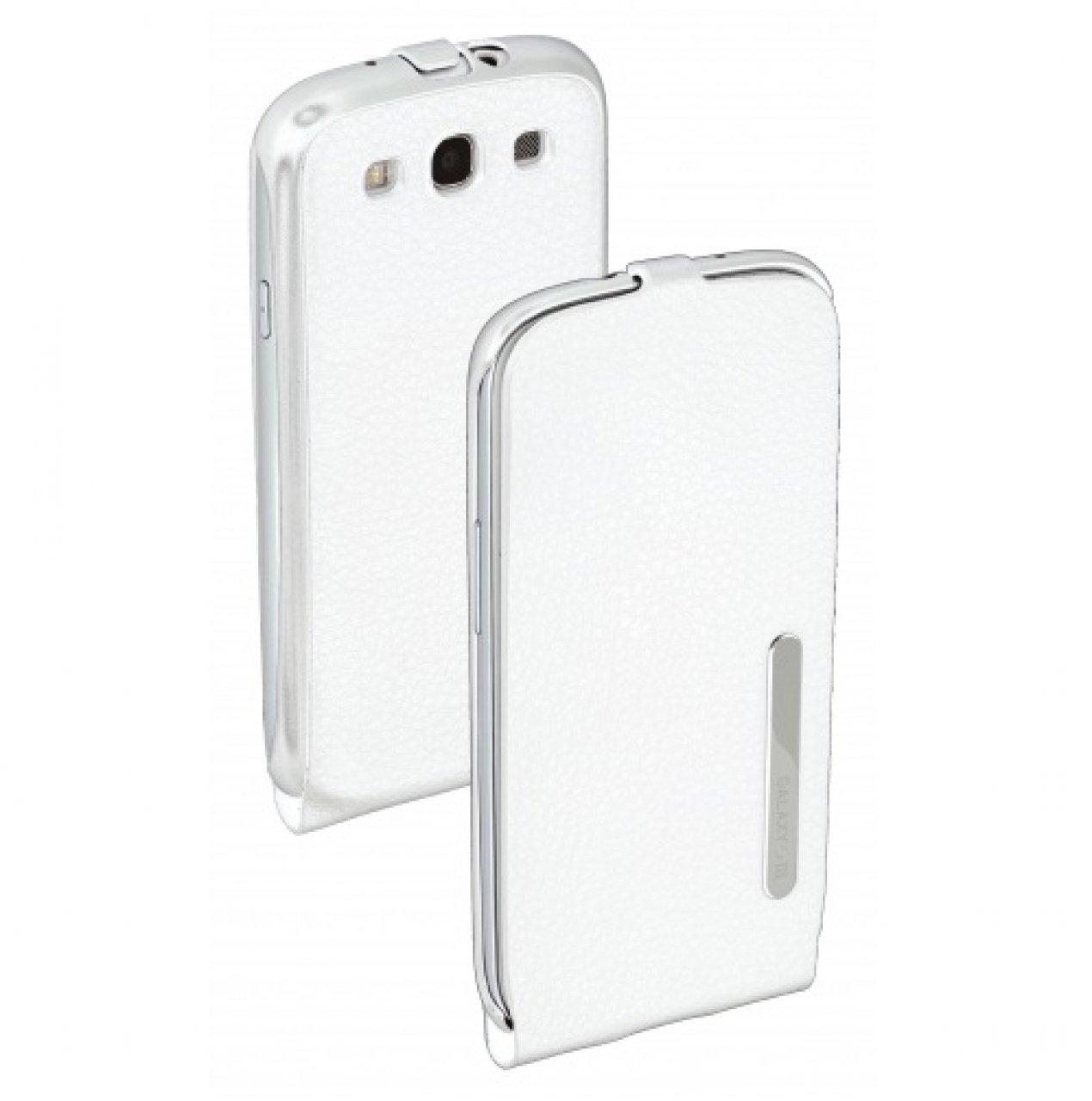 Вертикален кожен калъф за Samsung Galaxy S3 i9300, S3 Neo - Samsung Leather Flip (бял) | JAR Computers Вертикален кожен калъф за Samsung Galaxy S3 i9300, S3 Neo - Samsung Leather Flip (бял)