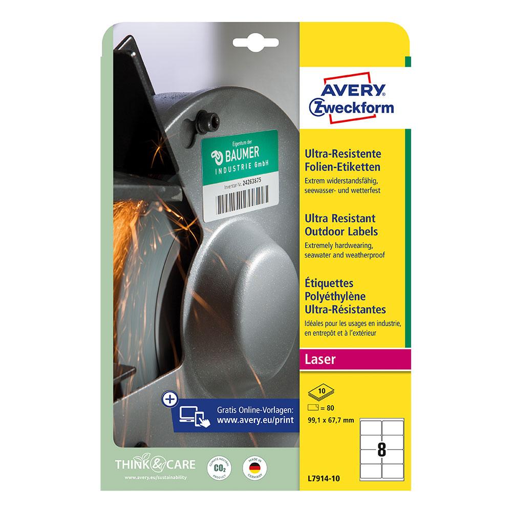 Етикети Avery 99.1/67.7 Супер 8ет 10л