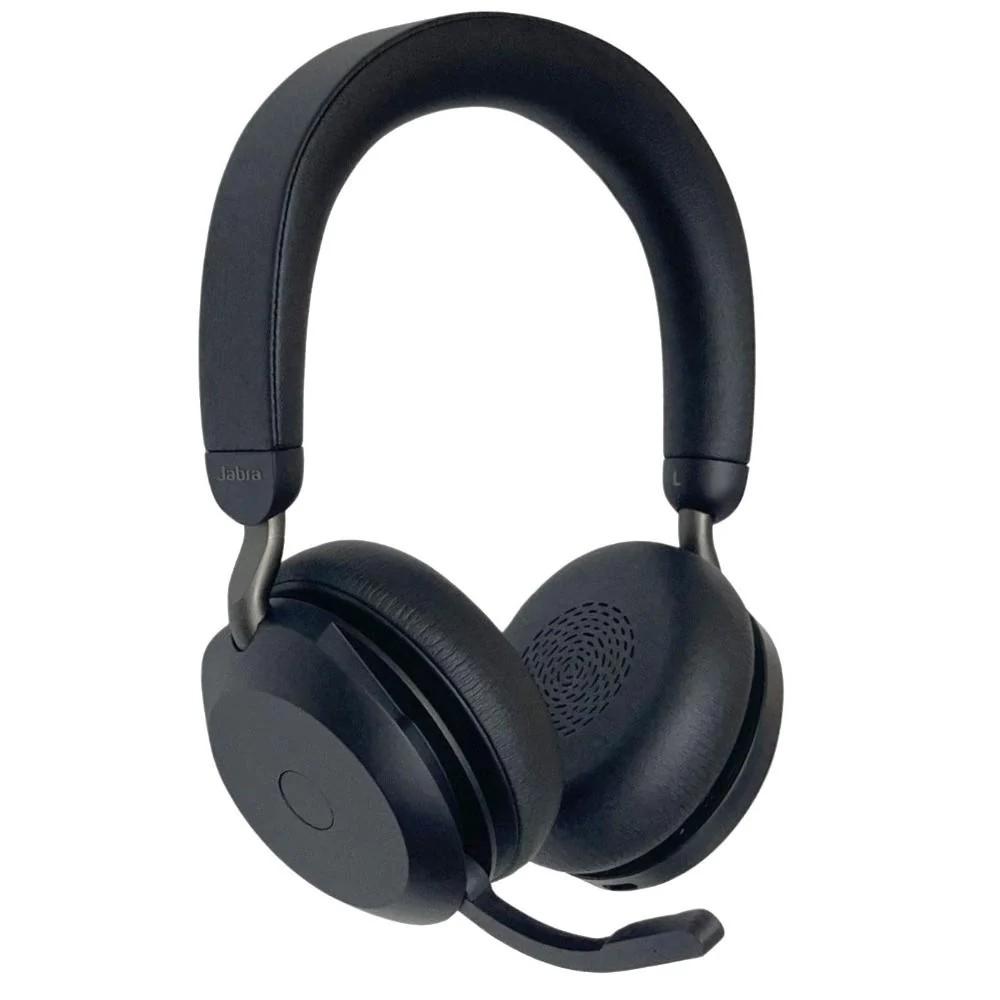 Jabra Evolve2 75 UC Bluetooth слушалки с ANC, Jabra Link 380, USB-A, черни | JAR Computers Jabra Evolve2 75 UC Bluetooth слушалки с ANC, Jabra Link 380, USB-A, черни