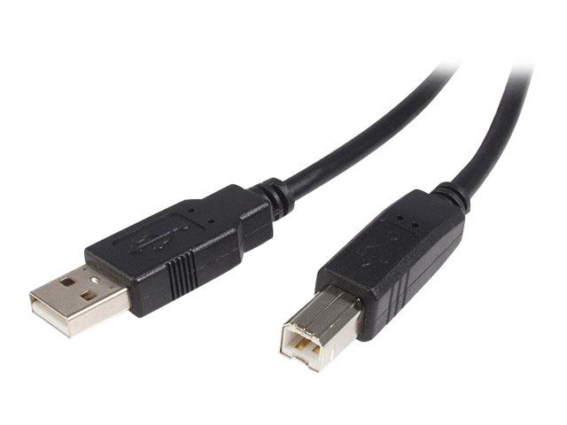 КАБЕЛ USB STARTECH - USB-A to USB-B - 3,0 m - Black - PN USB2HAB3M | JAR Computers КАБЕЛ USB STARTECH - USB-A to USB-B - 3,0 m - Black - PN USB2HAB3M