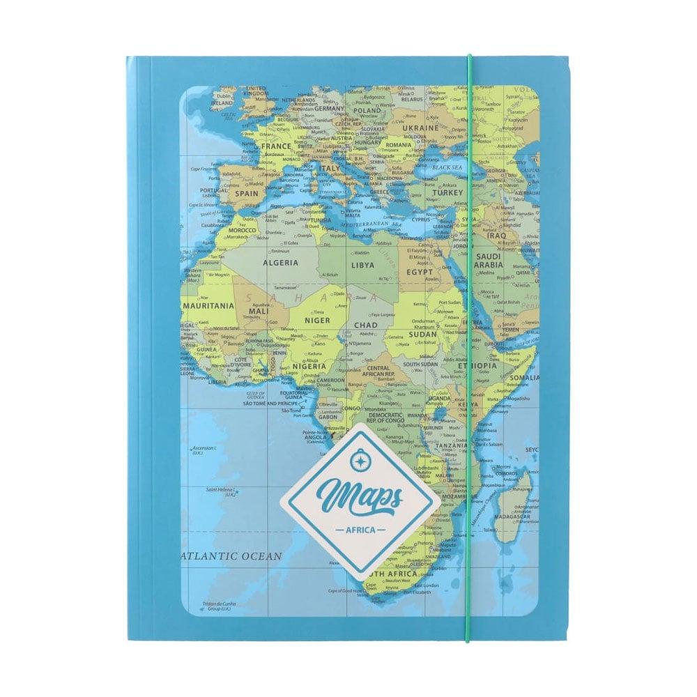 Папка Biro Time Apex 10, с ластик, А4, 10 mm, синя