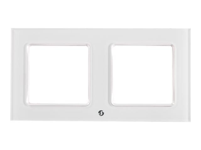 SHELLY Wall Frame 2 White 2-Gang Wall Switch Frame