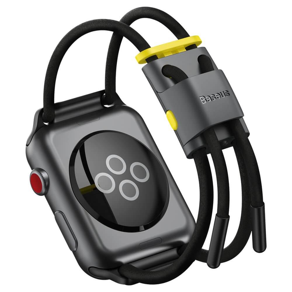 Текстилна каишка за Apple Watch 38мм, 40мм, 41мм, 42мм (2024) - Baseus Lets Go Bracelet Clasp Band (LBAPWA4-AGY) (черен) | JAR Computers Текстилна каишка за Apple Watch 38мм, 40мм, 41мм, 42мм (2024) - Baseus Lets Go Bracelet Clasp Band (LBAPWA4-AGY) (черен)