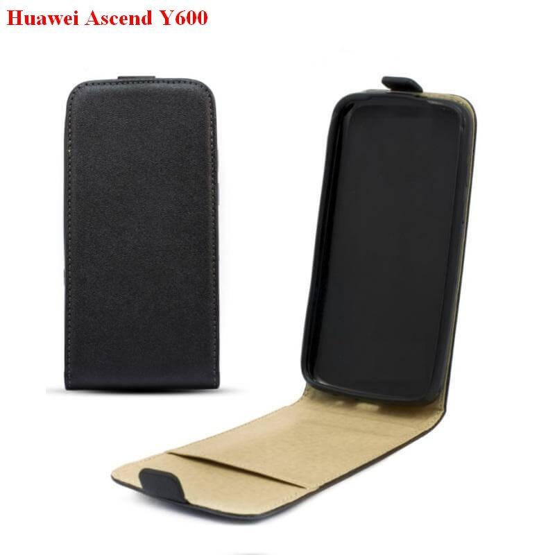 Вертикален кожен калъф с джоб за Huawei Ascend Y600 - Leather Pocket Flip Case (черен) | JAR Computers Вертикален кожен калъф с джоб за Huawei Ascend Y600 - Leather Pocket Flip Case (черен)