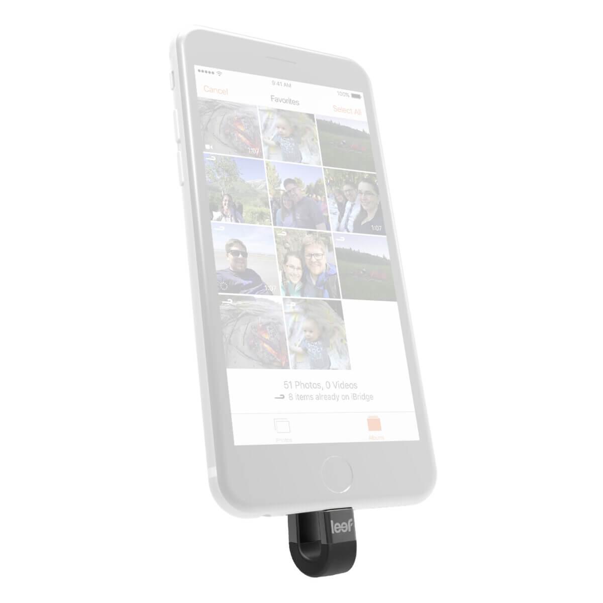 Външна памет за iPhone, iPad, iPod с Lightning (32GB) - Leef iBRIDGE Mobile Memory 32GB (черен) | JAR Computers Външна памет за iPhone, iPad, iPod с Lightning (32GB) - Leef iBRIDGE Mobile Memory 32GB (черен)