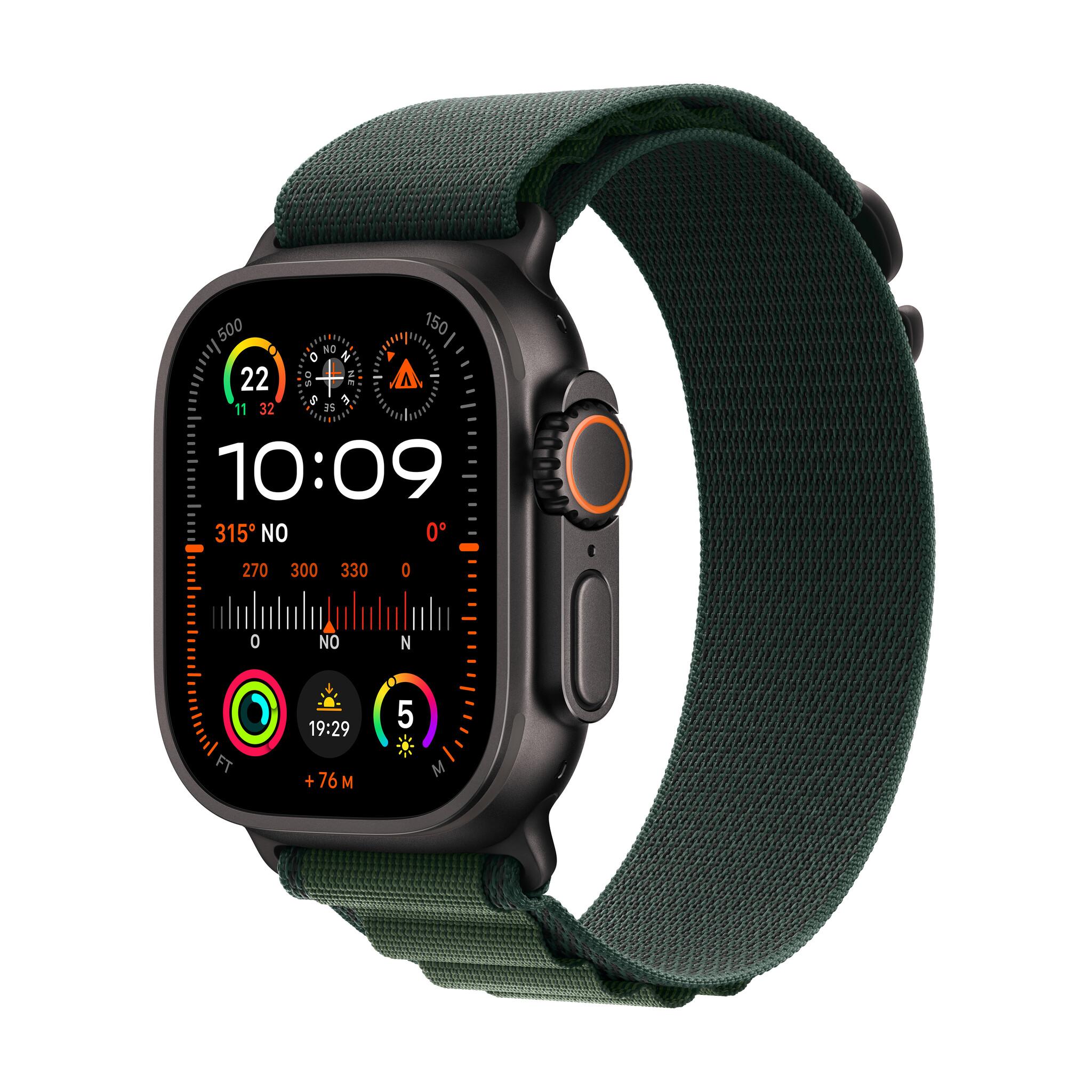 Apple Watch Ultra 2 OLED 49 мм Цифров 410 x 502 пиксела Тъчскрийн 4G Черен GPS (сателитен) | JAR Computers Apple Watch Ultra 2 OLED 49 мм Цифров 410 x 502 пиксела Тъчскрийн 4G Черен GPS (сателитен)