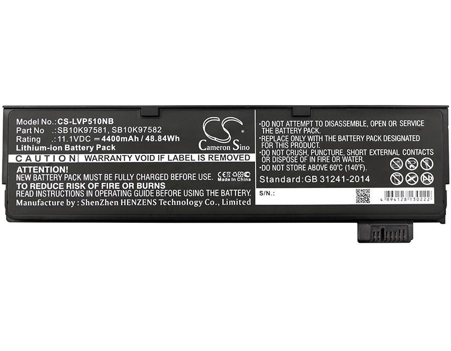 Батерия за лаптоп  LENOVO Thinkpad P51S, Thinkpad T470, Thinkpad T570, 01AV422 LiIon 11.1V 4400mAh CAMERON SINO