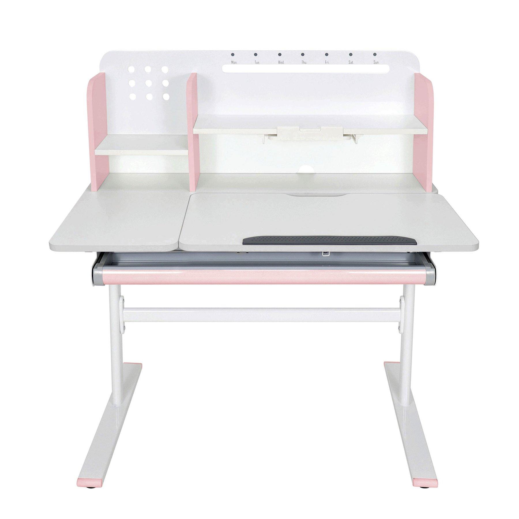 Бюро RFG с регулируема височина Ergo Light 1003A, MDF плот, метални крака, розово | JAR Computers Бюро RFG с регулируема височина Ergo Light 1003A, MDF плот, метални крака, розово