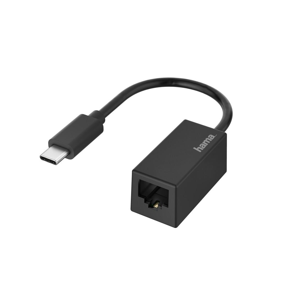 Hama 00200322 кабелен преобразувател мъжко/женско USB Type-C RJ-45 Черен | JAR Computers Hama 00200322 кабелен преобразувател мъжко/женско USB Type-C RJ-45 Черен
