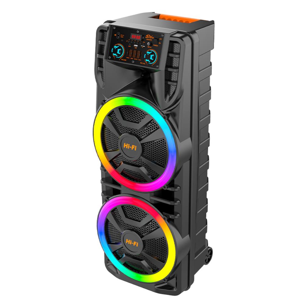 Караоке Bluetooth колона модел ZQS12203 2x12inch 40W | JAR Computers Караоке Bluetooth колона модел ZQS12203 2x12inch 40W