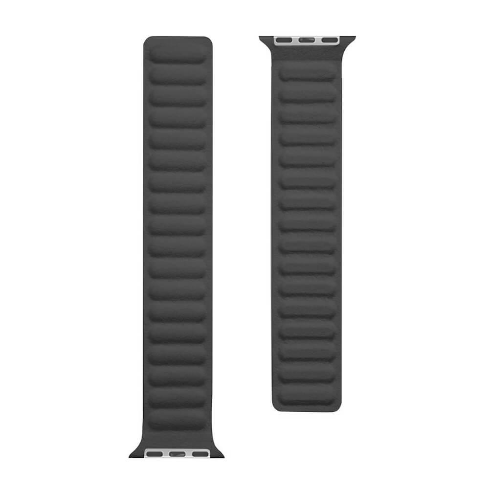 Кожена каишка от естествена кожа за Apple Watch 42мм, 44мм, 45мм, 46мм, Ultra 49мм - Tactical 734 Leather Loop Band (черен) | JAR Computers Кожена каишка от естествена кожа за Apple Watch 42мм, 44мм, 45мм, 46мм, Ultra 49мм - Tactical 734 Leather Loop Band (черен)