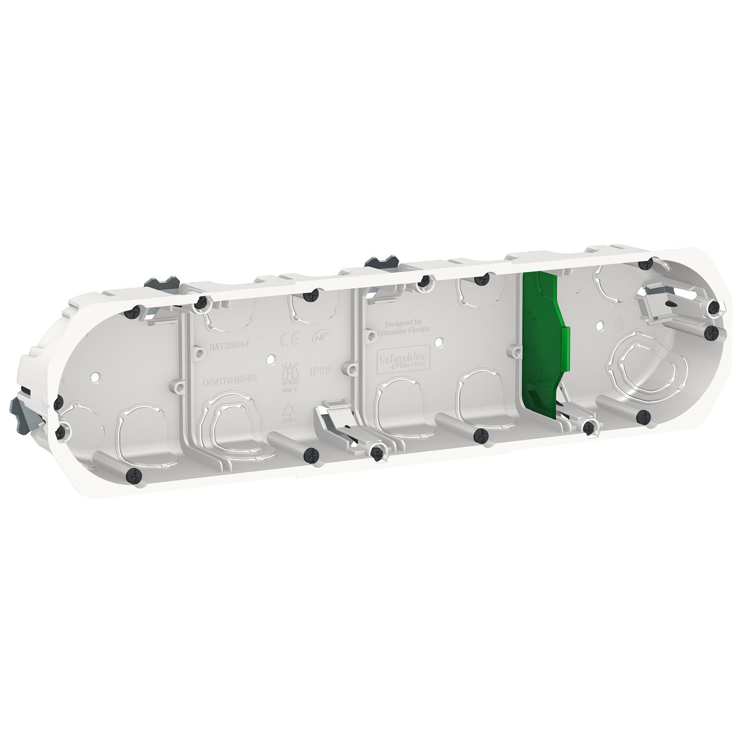 Конзола за фазер 4хФ67 x40mm - SCHNEIDER ELECTRIC Multiflix IMT35944 | JAR Computers Конзола за фазер 4хФ67 x40mm - SCHNEIDER ELECTRIC Multiflix IMT35944