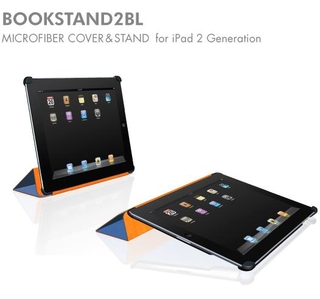 Кейс и поставка за iPad 4, iPad 3, iPad 2 - Macally Bookstand 2BL | JAR Computers Кейс и поставка за iPad 4, iPad 3, iPad 2 - Macally Bookstand 2BL