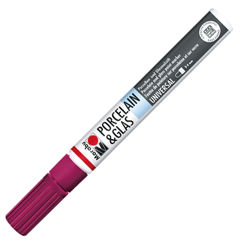 Marabu Маркер за порцелан, 3-4 mm, 034, бордо | JAR Computers Marabu Маркер за порцелан, 3-4 mm, 034, бордо