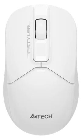 Мишка A4Tech - Fstyler FG12S, оптична, безжична, бяла