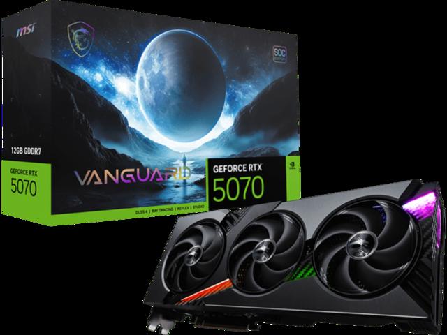 MSI GeForce RTX 5070 12G VANGUARD SOC