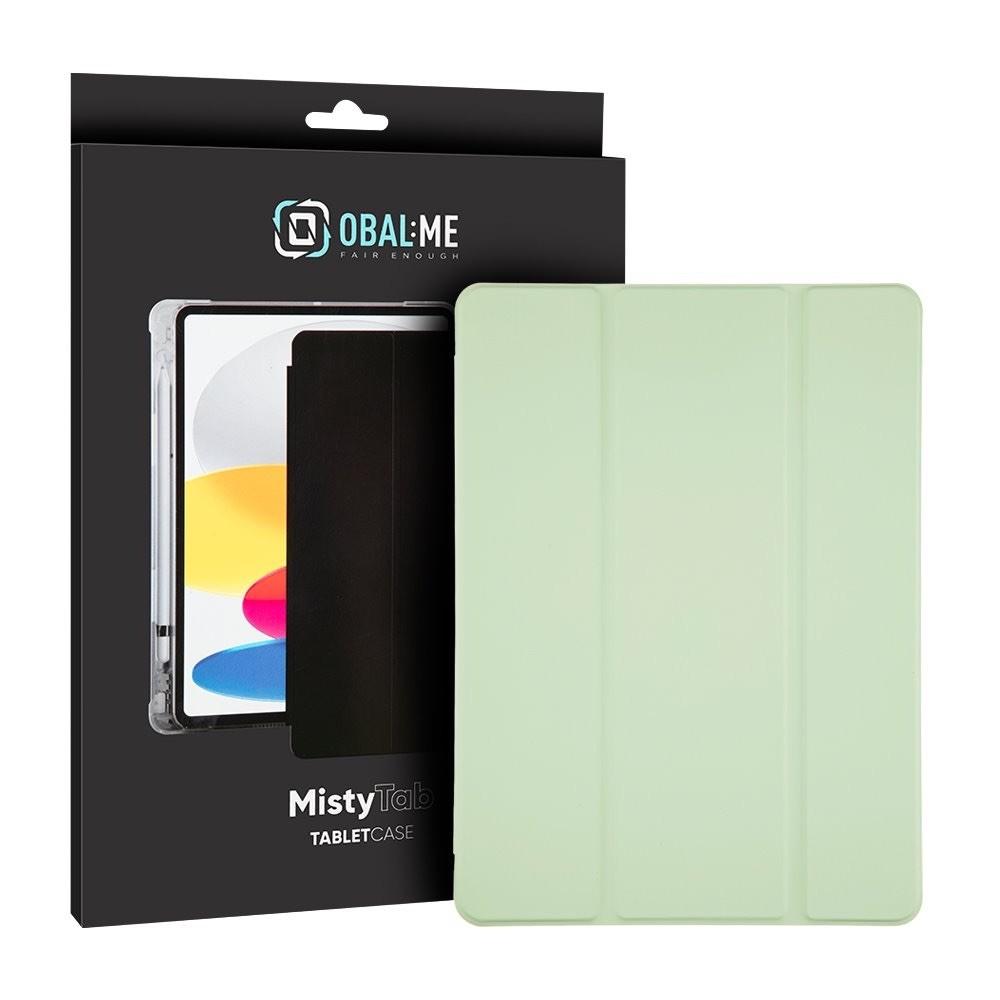 OBALME MistyTab Case - термополиуретанов (TPU) кейс и поставка за iPad Pro 11 M2 (2022), iPad Pro 11 M1 (2021), iPad Pro 11 (2020), iPad Pro 11 (2018), iPad Air 11 (2025), iPad Air 11 (2024), iPad Air 5 (2022), iPad Air 4 (2020) (зелен-прозрачен) 