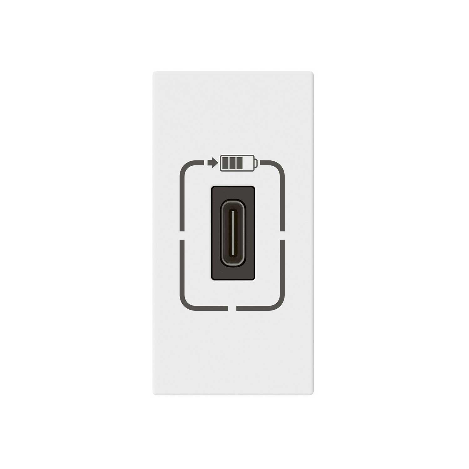 Розетка Legrand Mosaic, USB Type-C, с 1 модул, бяла | JAR Computers Розетка Legrand Mosaic, USB Type-C, с 1 модул, бяла