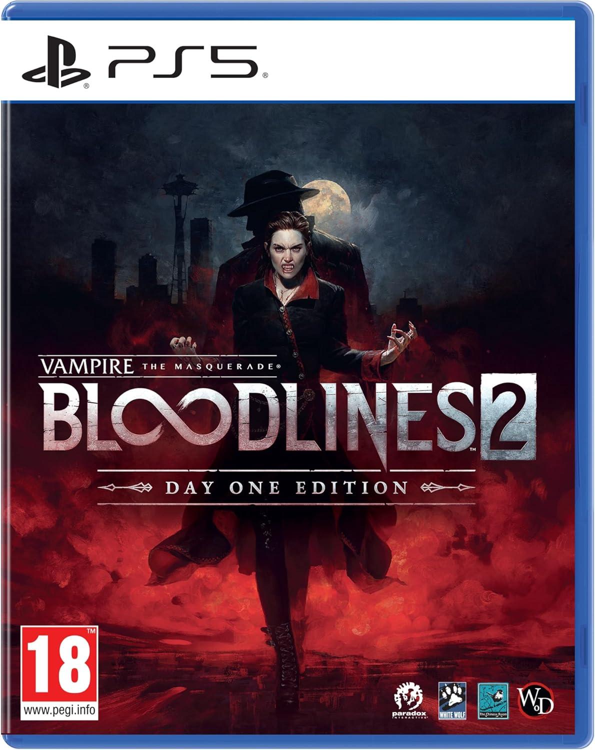 Vampire: The Masquerade - Bloodlines 2 - Day One Edition (PS5) | JAR Computers Vampire: The Masquerade - Bloodlines 2 - Day One Edition (PS5)