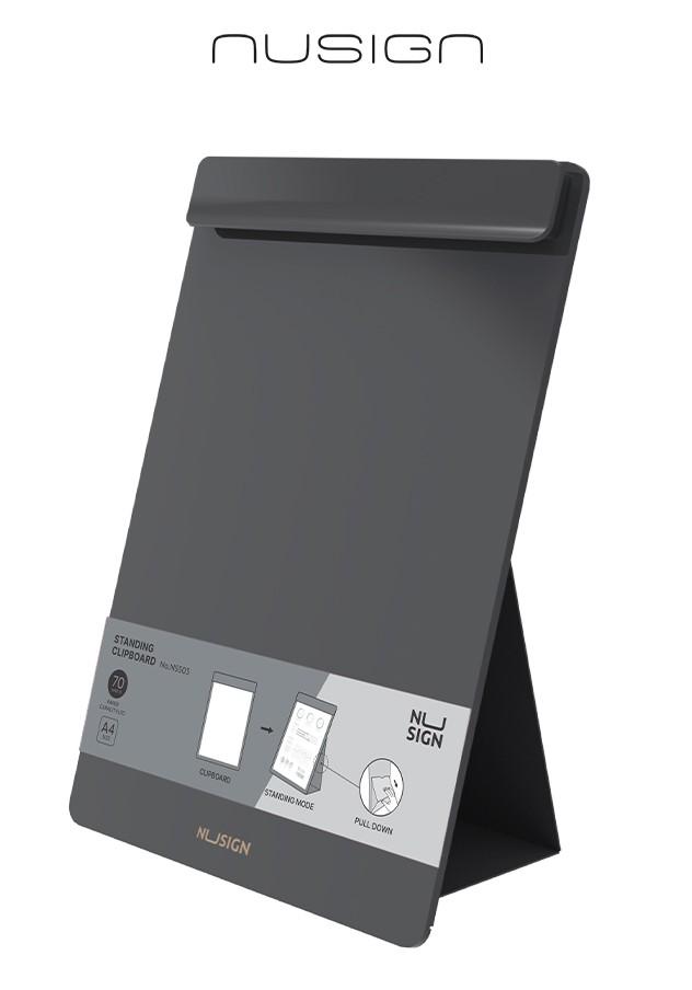 Вертикален настолен клипборд Nusign Classic ENS503 , A4, Foam PP, черен | JAR Computers Вертикален настолен клипборд Nusign Classic ENS503 , A4, Foam PP, черен