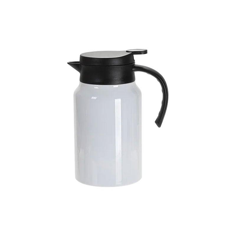 BESTSUB Термокана, с дръжка и капак, 1.5 L, бяло-черна | JAR Computers BESTSUB Термокана, с дръжка и капак, 1.5 L, бяло-черна