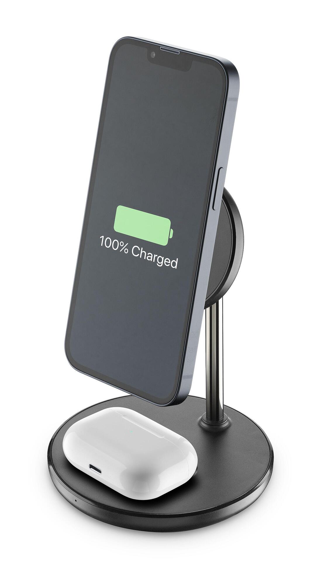 Безжично зарядно с MagSafe за iPhone и AirPods