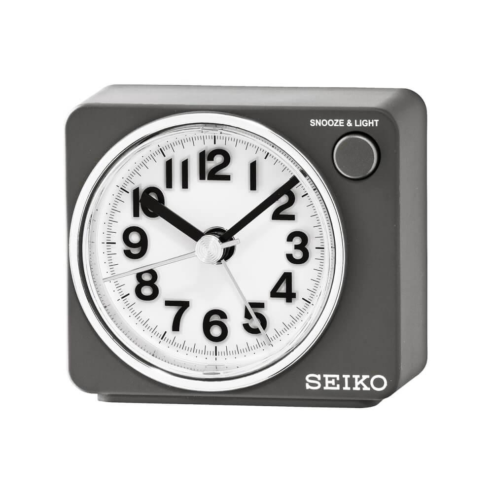 Часовник с будилник - Seiko QHE122S Beep Alarm Clock with Snooze & Light (сребрист) | JAR Computers Часовник с будилник - Seiko QHE122S Beep Alarm Clock with Snooze & Light (сребрист)