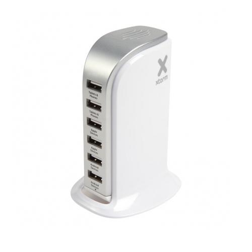 Док станция с 6 USB изхода за зареждане на мобилни телефони и таблети - A-solar Xtorm Vectr USB Power Hub XPD07 | JAR Computers Док станция с 6 USB изхода за зареждане на мобилни телефони и таблети - A-solar Xtorm Vectr USB Power Hub XPD07