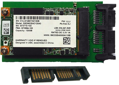 Хард диск за лаптоп SSD 256GB 1.8&quot; Micro SATA SSD Intel