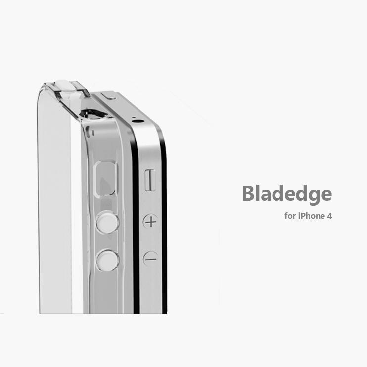 Хибриден бъмпер за iPhone 4/4S - Pinlo BLADEdge (прозрачен) | JAR Computers Хибриден бъмпер за iPhone 4/4S - Pinlo BLADEdge (прозрачен)