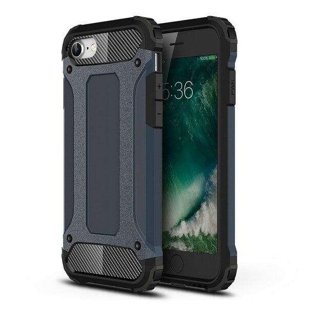 Хибриден удароустойчив кейс за iPhone SE (2022), iPhone SE (2020), iPhone 8, iPhone 7 - Hybrid Armor Case (син) | JAR Computers Хибриден удароустойчив кейс за iPhone SE (2022), iPhone SE (2020), iPhone 8, iPhone 7 - Hybrid Armor Case (син)