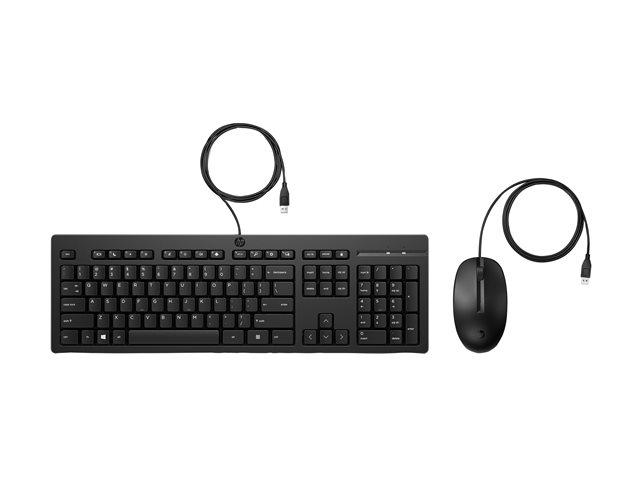 HP 225 Wired Mouse and KB G2 (BG)