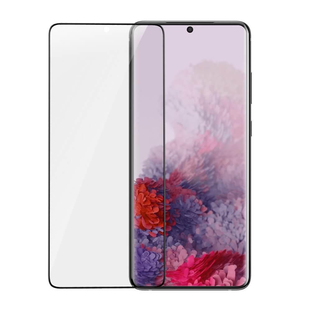 Извито защитно покритие с черна рамка за целия дисплей на Samsung Galaxy S20 Ultra - Baseus Full Screen Curved Soft Screen Protector (два броя) | JAR Computers Извито защитно покритие с черна рамка за целия дисплей на Samsung Galaxy S20 Ultra - Baseus Full Screen Curved Soft Screen Protector (два броя)