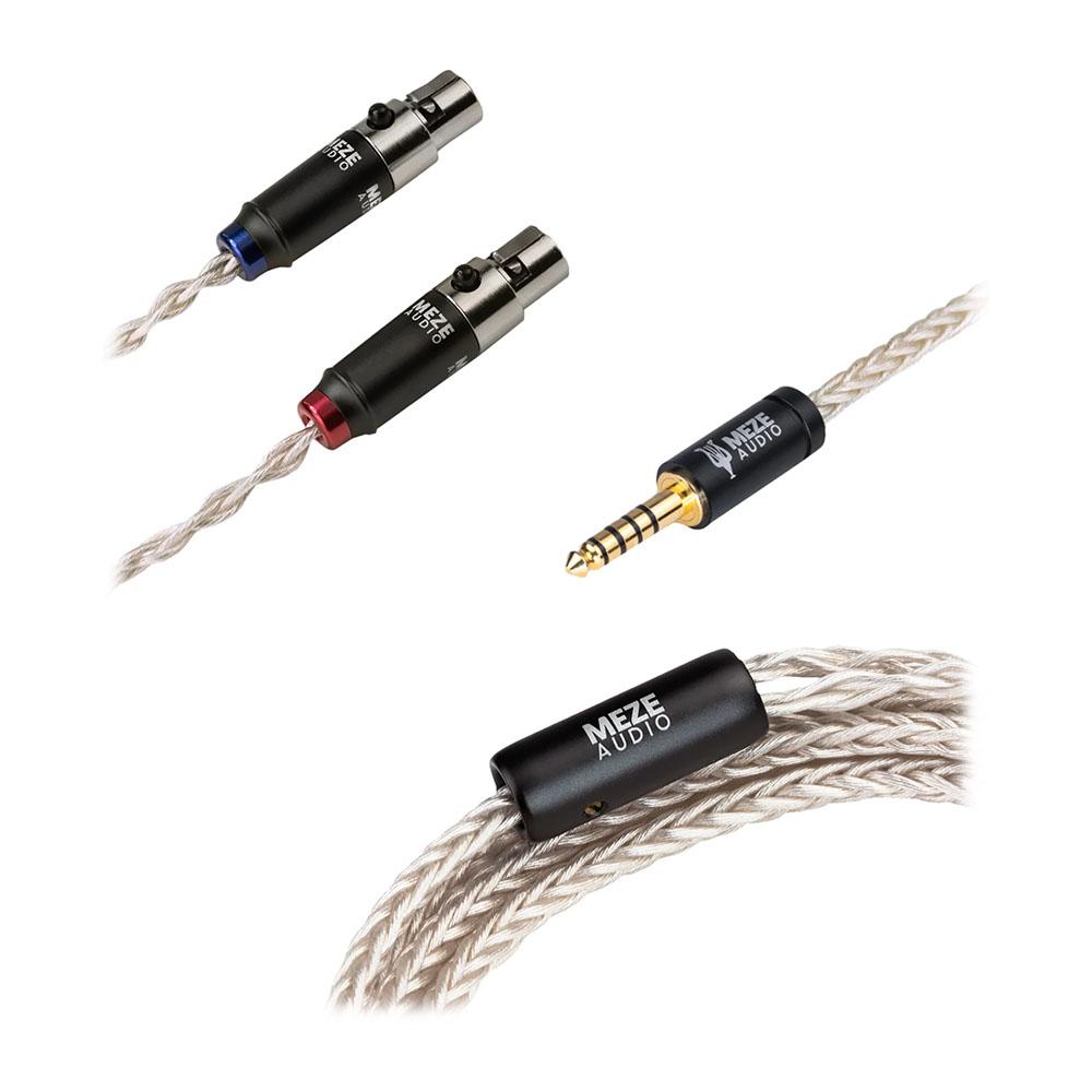 Кабел Meze Audio mini XLR - 4.4 мм балансиран - сребро | JAR Computers Кабел Meze Audio mini XLR - 4.4 мм балансиран - сребро